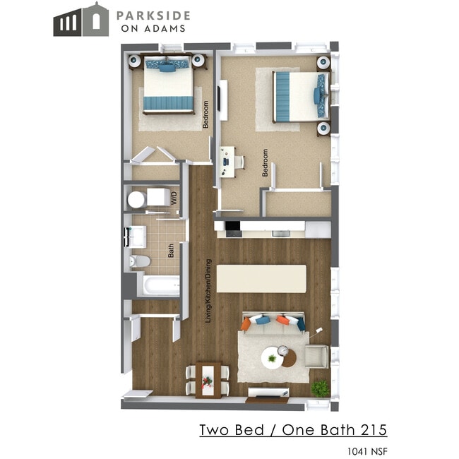 Floorplan - Parkside on Adams
