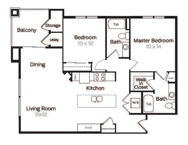 Floorplan - Arterra Place Apartments
