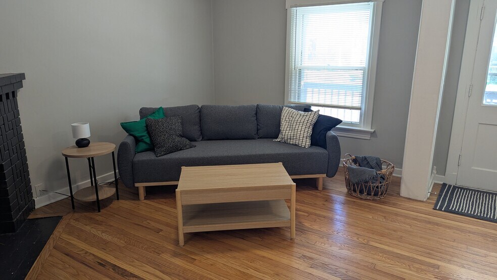 Sofa pulls out into a full size bed to sleep 2 - 4216 Mercier St