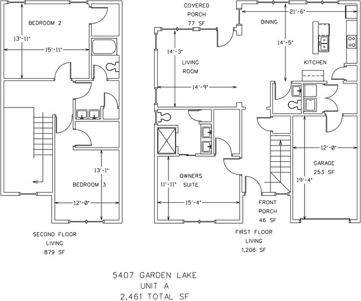 5407-A Floor Plan - New Garden Square