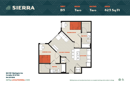 Floorplan - Sierra Student Apartments