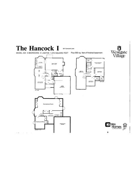Floor Plan - 421 Concord Ln