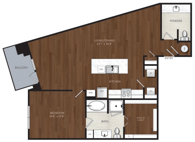 Floorplan - The Park at Katy Trail