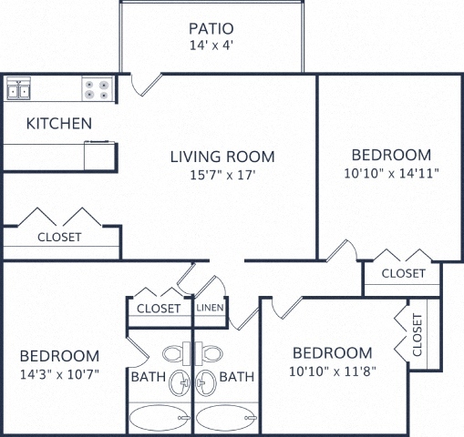 Floorplan - Vesty Park Flats