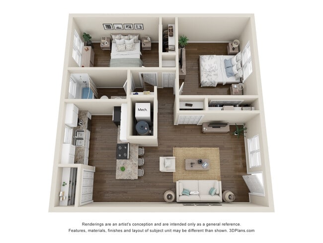 Floorplan - Seaside Apartments