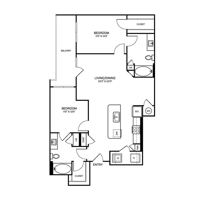 Floorplan - Allure at Southpark