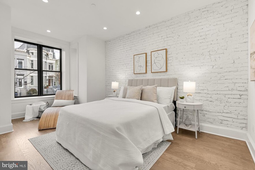 2nd Bedroom, Upstairs - 70 Q St NW