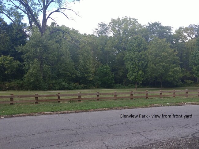 Glenview Park view from yard - 2357 Glenview Blvd