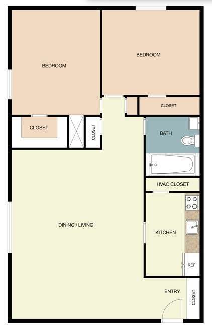 2 bedroom - Lexington Springs Apartments