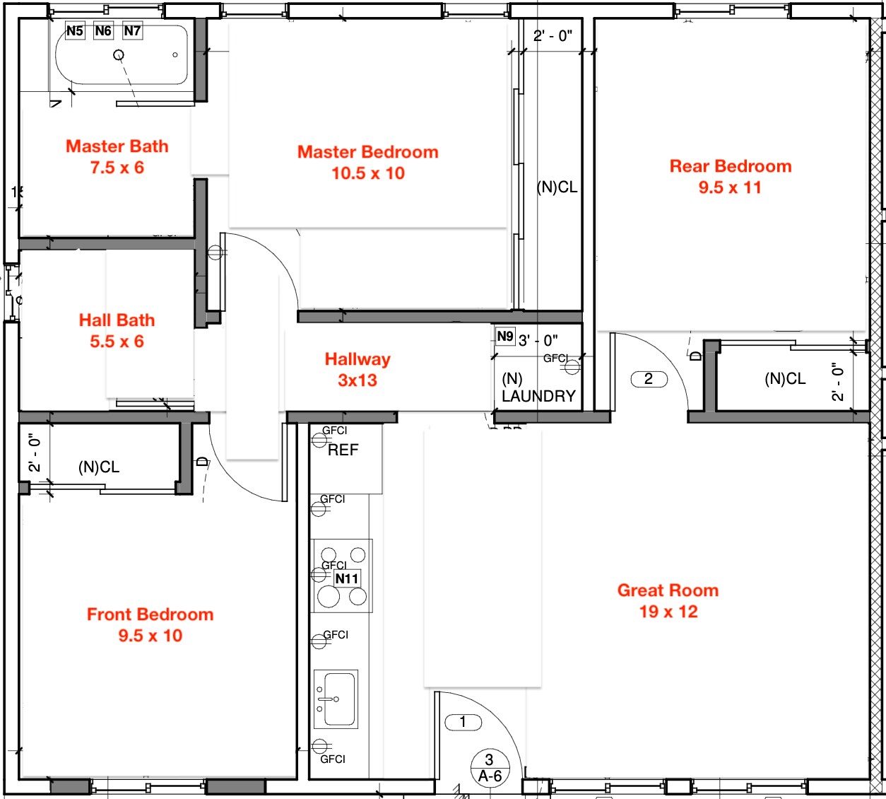 Floor Plan - 505 Rose Ave