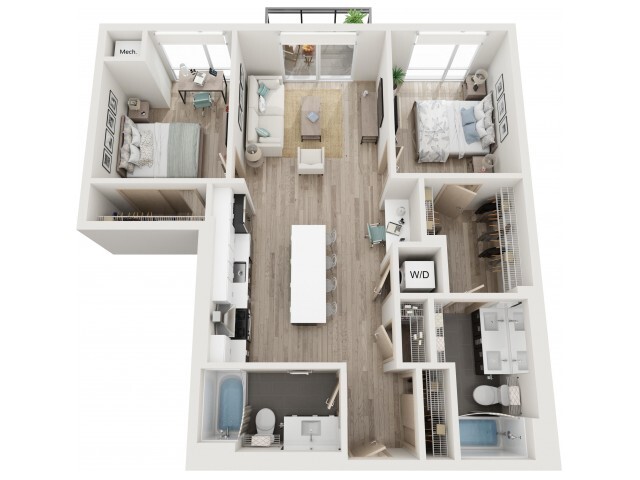 Floorplan - Gibson Apartments