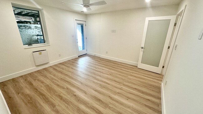 Master bedroom and back door. - 1644 Irving St NW