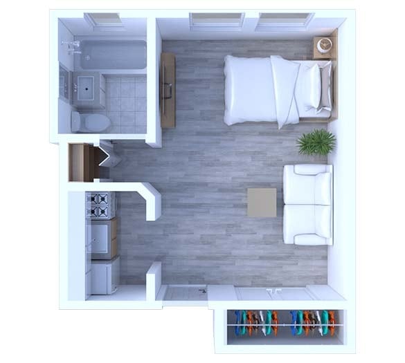 Floorplan - Park Wellington Apartments
