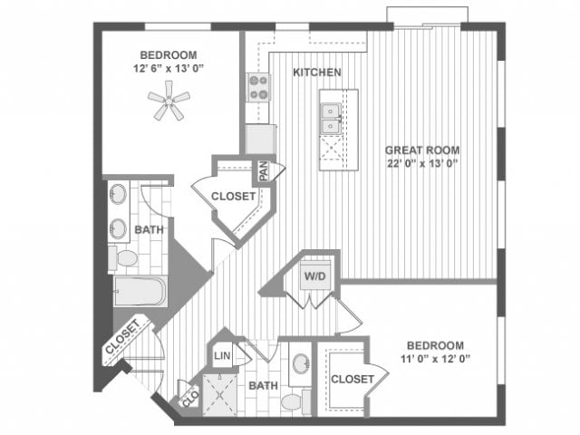 Floorplan - AMLI Evanston