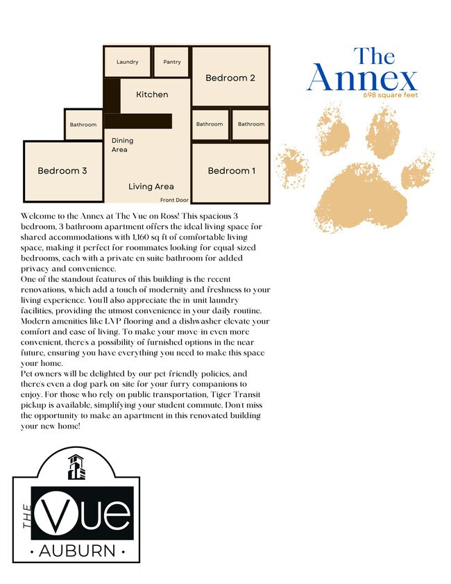 Floorplan - The Vue on Ross