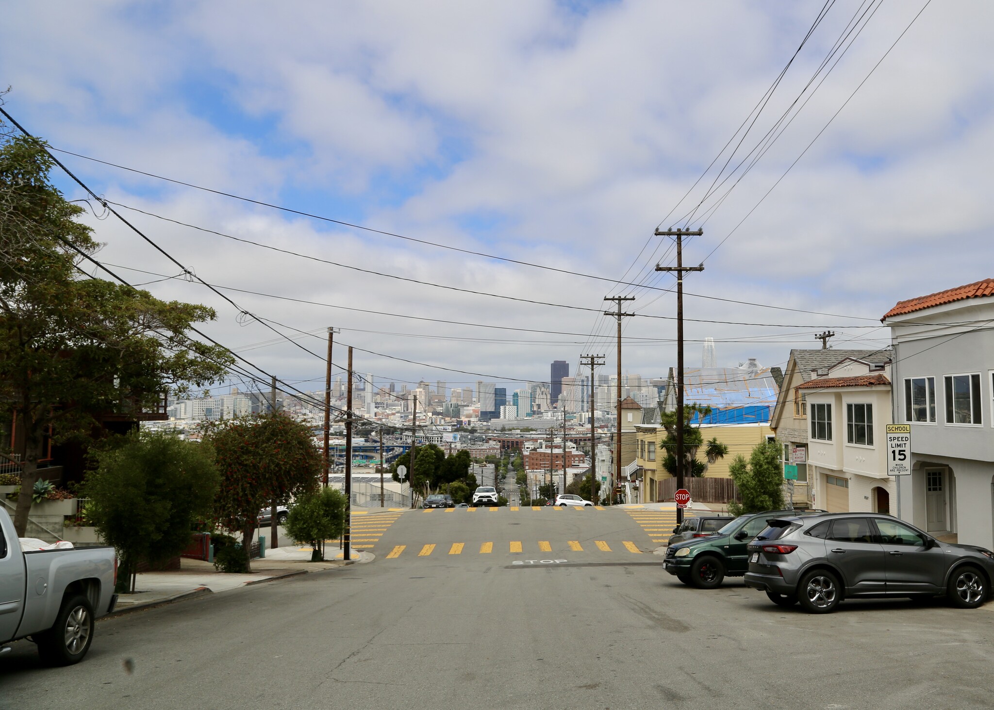 View from street parking - 748 Kansas St