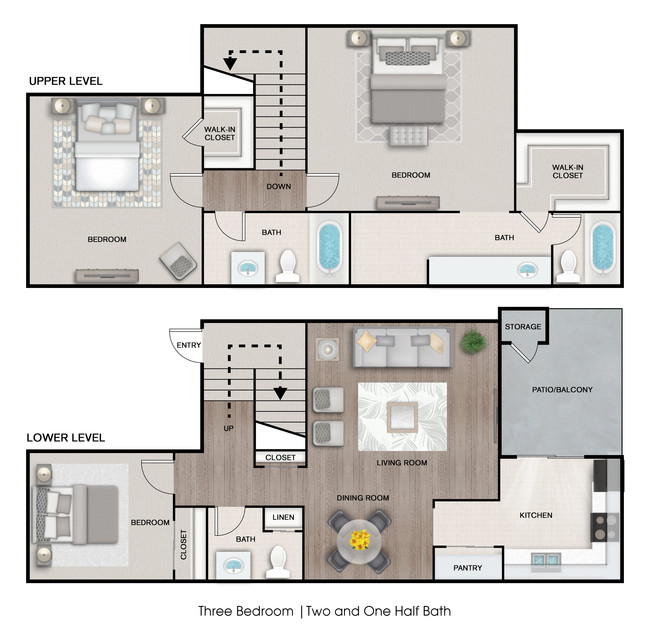 Floorplan - Villas at Cantamar Apartments