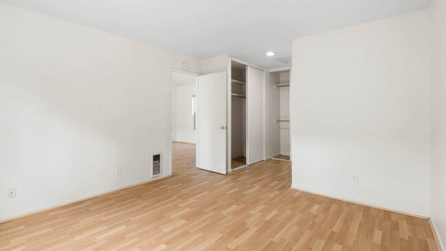 Bedroom with Hard Surface Flooring - Riva Terra Apartments at Redwood Shores