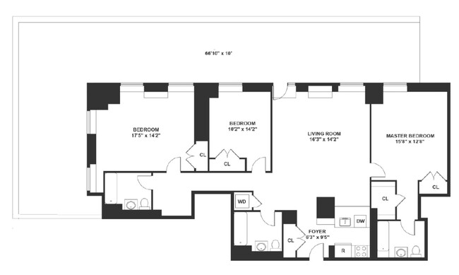 Floorplan - 70 Pine Apartments