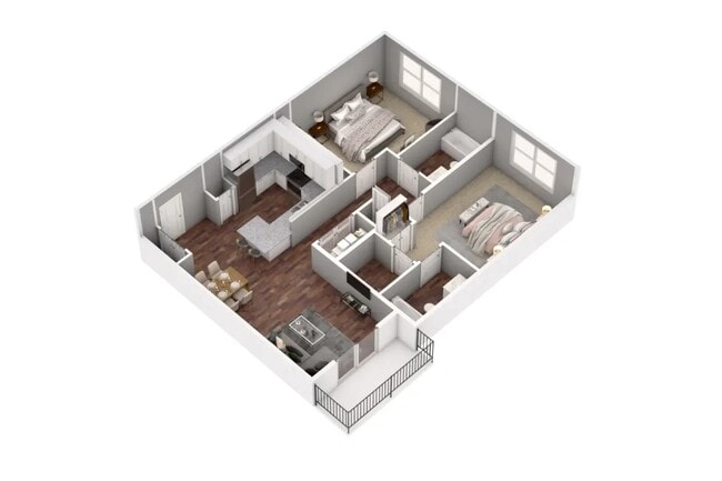 Floorplan - The Rise Apartments