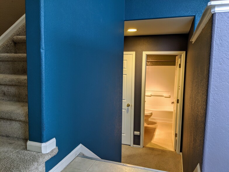 Basement Stairs and Bath - 6803 Autumn Ridge Dr