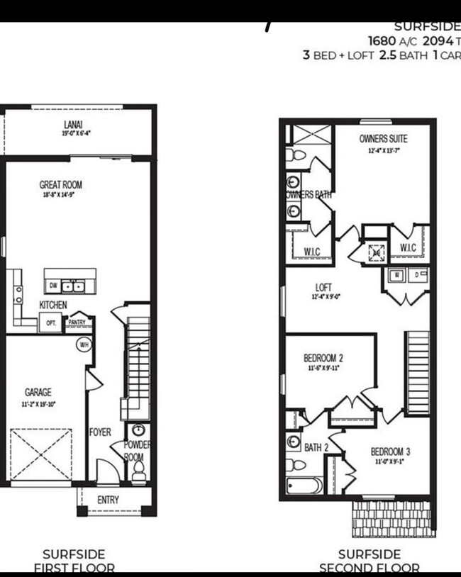 Floor plan of home - 15148 Wildflower Cir