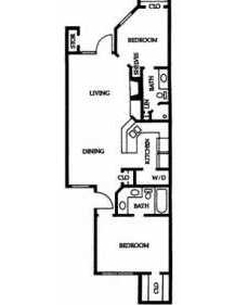 2BR/2BA - Waterchase Apartments