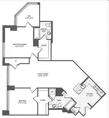 2BR/2BA - Metro Rosslyn Apartments