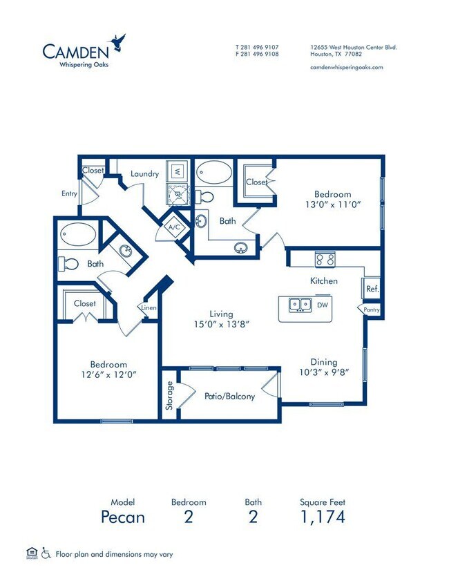 Floorplan - Camden Whispering Oaks