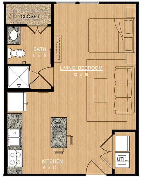 Floorplan - Magnolia at Bishop Arts