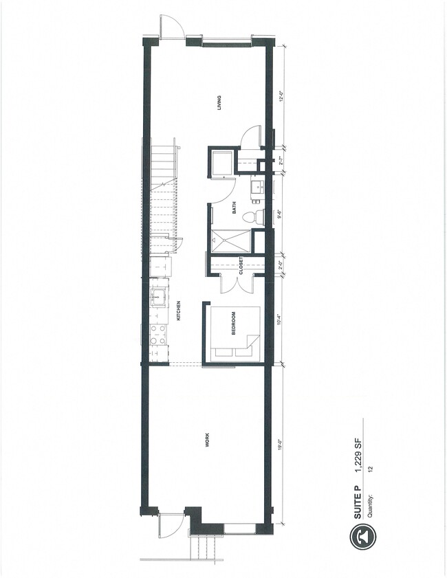 Floorplan - Telegraph Flats