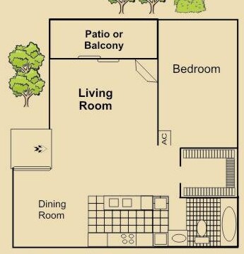 1BR/1BA - Falls of West Oaks
