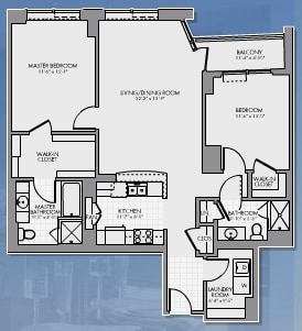2BR/2BA - SKY55
