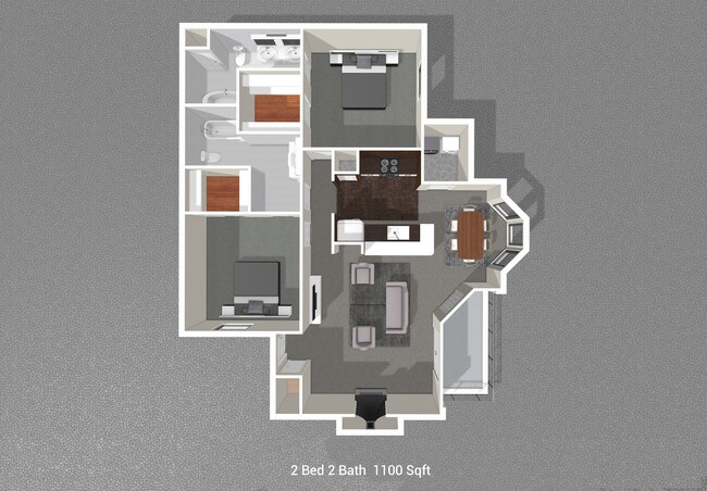 2 BED / 2 BATH - Legacy Park