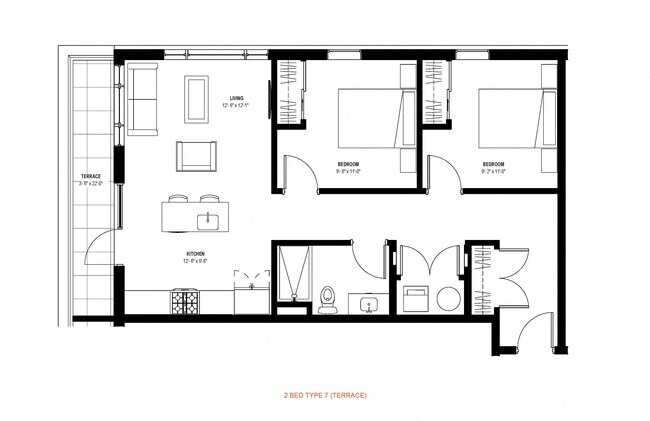 Floorplan - Glassworks Apartments