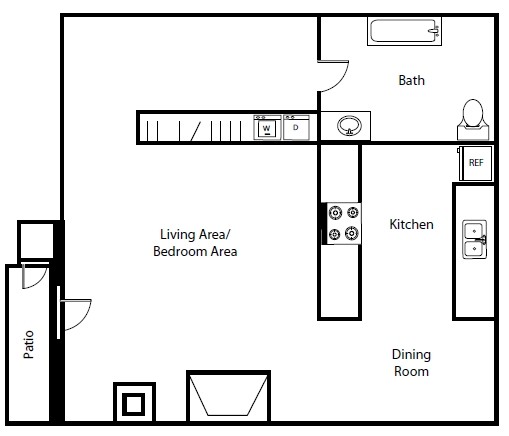 Floorplan - Lake Village West Apartments