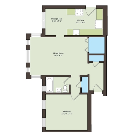 Floorplan - 1101 E. Hyde Park Boulevard