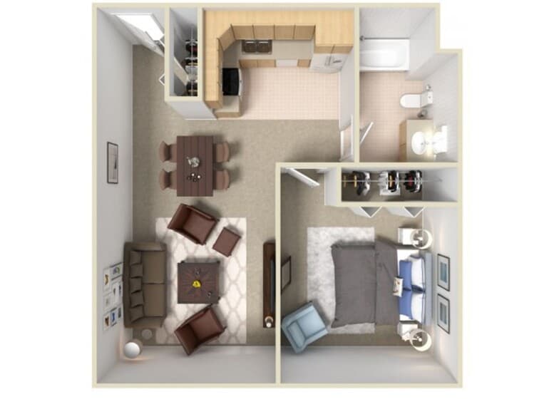Interior Photo - Abbot Manor (910 Apartments, LLC)