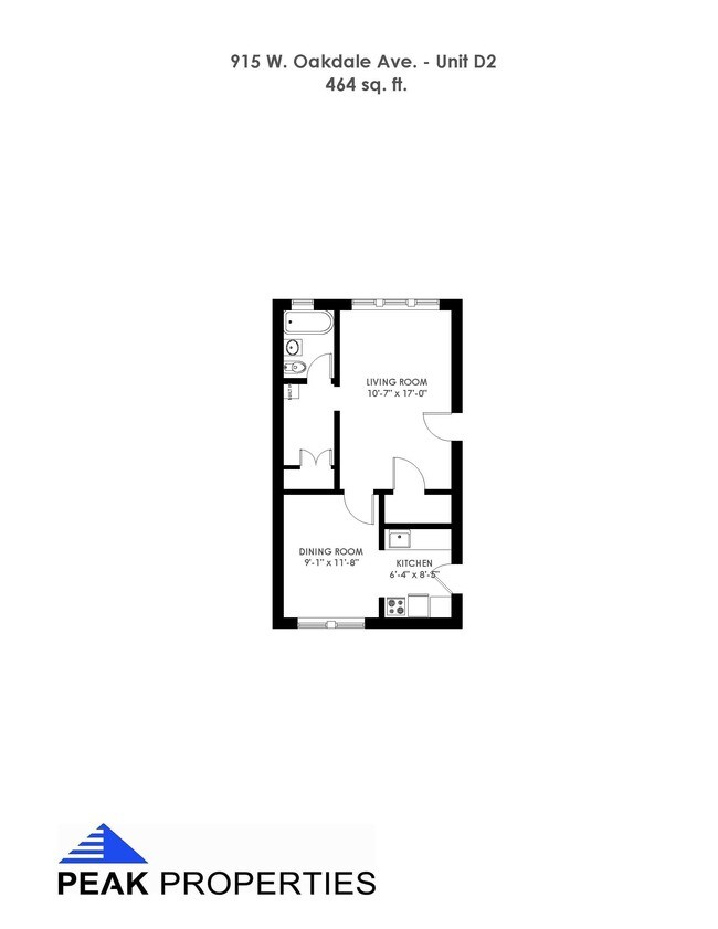 Floorplan - 911 W. Oakdale Ave.