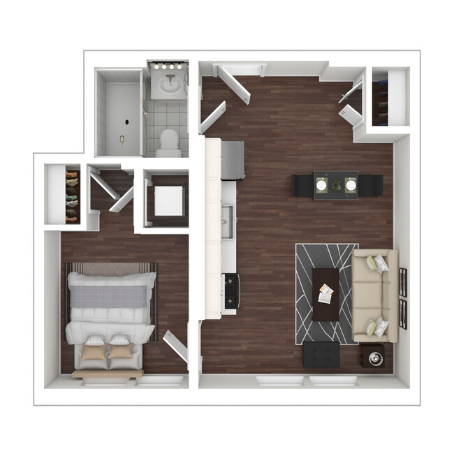 Floorplan - Clearway Apartments