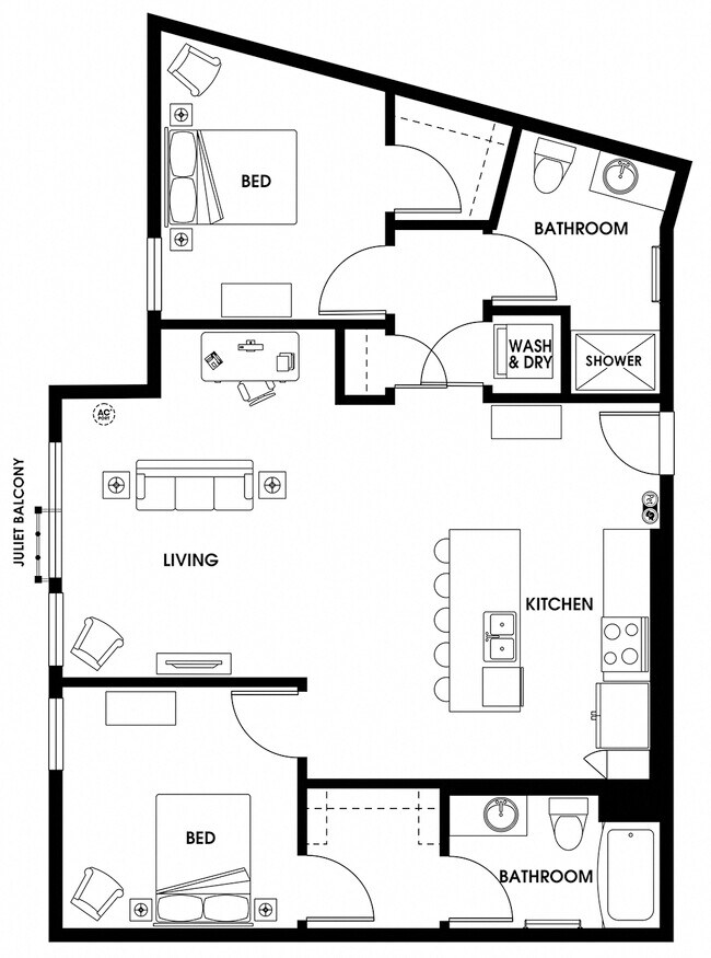 Floorplan - District Flats