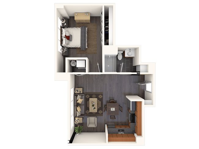 1 Bedroom - The Sansom