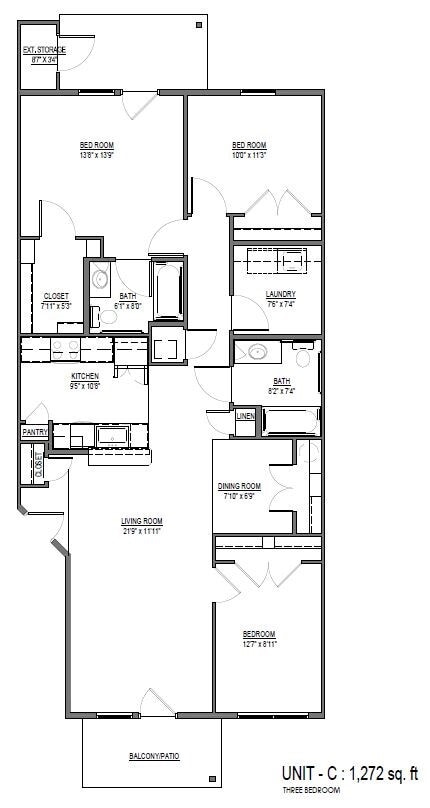 Floorplan - The Bluffs at Walnut Creek