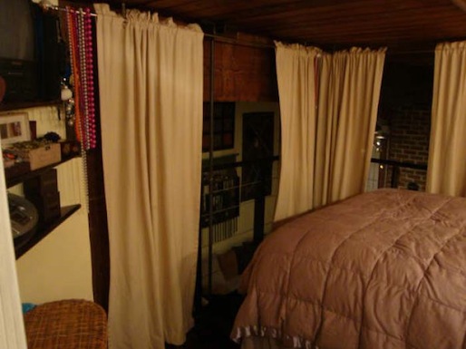 curtains for privacy - 1107 S Peters St