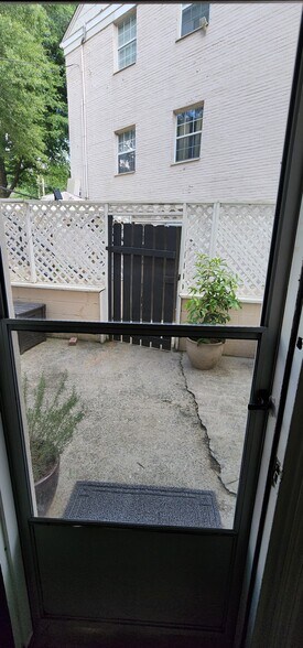 Patio view from front door - 415 Willow Ln