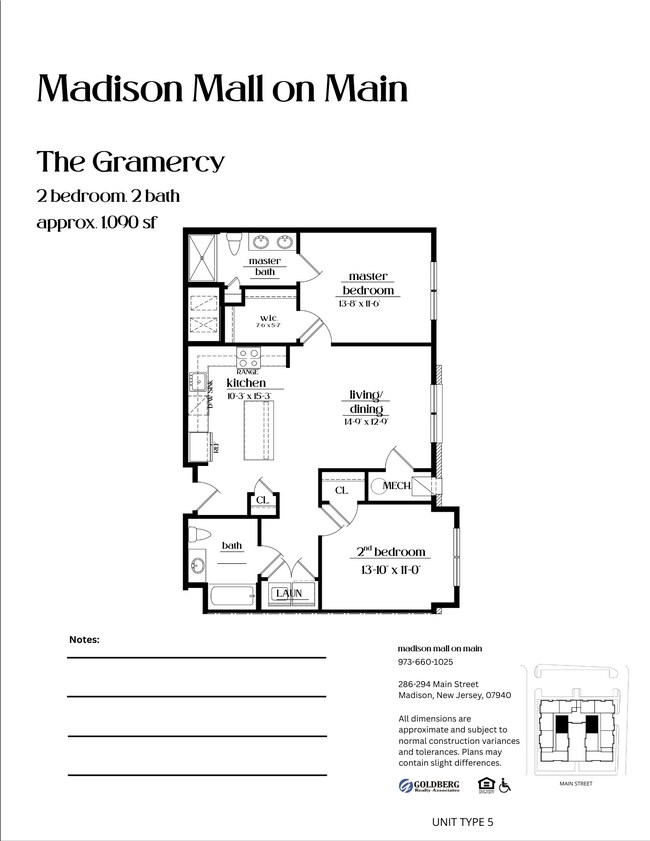 Floorplan - Madison Mall on Main Luxury Apartments
