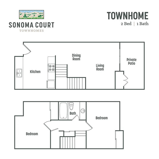 Floorplan - Sonoma Court Townhomes