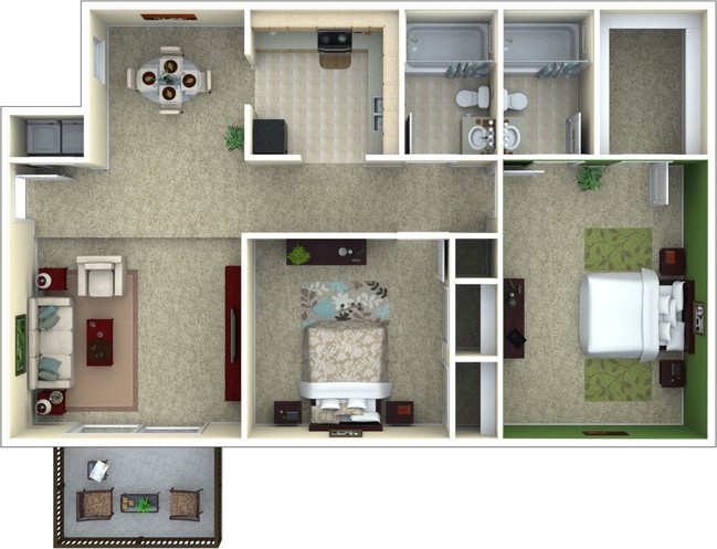 Two Bedroom - Avistele at Andalusia