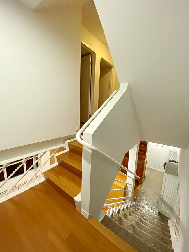 Stairway view from door of master bedroom - 1011 Pacific St