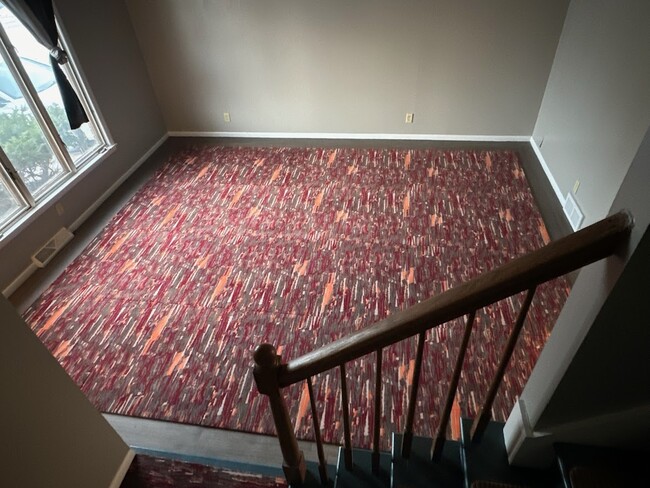 Living Room from Stairs - 10627 W Wabash Ave